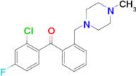 2-chloro-4-fluoro-2'-(4-methylpiperazinomethyl) benzophenone