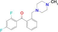 2,4-difluoro-2'-(4-methylpiperazinomethyl) benzophenone