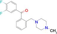 3,4-difluoro-2'-(4-methylpiperazinomethyl) benzophenone