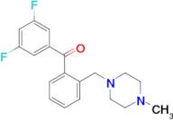 3,5-difluoro-2'-(4-methylpiperazinomethyl) benzophenone