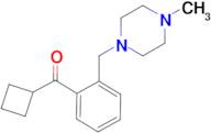 cyclobutyl 2-(4-methylpiperazinomethyl)phenyl ketone