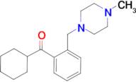 cyclohexyl 2-(4-methylpiperazinomethyl)phenyl ketone