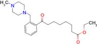 ethyl 8-[2-(4-methylpiperazinomethyl)phenyl]-8-oxooctanoate