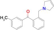 3'-methyl-2-(3-pyrrolinomethyl) benzophenone