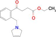 ethyl 4-oxo-4-[2-(3-pyrrolinomethyl)phenyl]butyrate