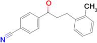 4'-cyano-3-(2-methylphenyl)propiophenone