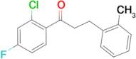 2'-chloro-4'-fluoro-3-(2-methylphenyl)propiophenone