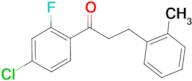 4'-chloro-2'-fluoro-3-(2-methylphenyl)propiophenone