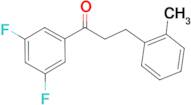 3',5'-difluoro-3-(2-methylphenyl)propiophenone
