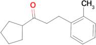 cyclopentyl 2-(2-methylphenyl)ethyl ketone