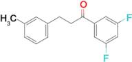 3',5'-difluoro-3-(3-methylphenyl)propiophenone