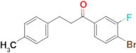 4'-bromo-3'-fluoro-3-(4-methylphenyl)propiophenone