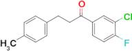 3'-chloro-4'-fluoro-3-(4-methylphenyl)propiophenone