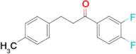 3',4'-difluoro-3-(4-methylphenyl)propiophenone