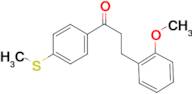 3-(2-methoxyphenyl)-4'-thiomethylpropiophenone