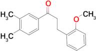 3',4'-dimethyl-3-(2-methoxyphenyl)propiophenone