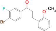 4'-bromo-3'-fluoro-3-(2-methoxyphenyl)propiophenone