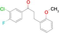 3'-chloro-4'-fluoro-3-(2-methoxyphenyl)propiophenone