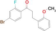 4'-bromo-2'-fluoro-3-(2-methoxyphenyl)propiophenone