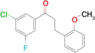 3'-chloro-5'-fluoro-3-(2-methoxyphenyl)propiophenone