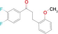 3',4'-difluoro-3-(2-methoxyphenyl)propiophenone