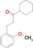 cyclohexyl 2-(2-methoxyphenyl)ethyl ketone