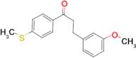 3-(3-methoxyphenyl)-4'-thiomethylpropiophenone