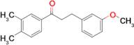 3',4'-dimethyl-3-(3-methoxyphenyl)propiophenone