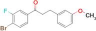 4'-bromo-3'-fluoro-3-(3-methoxyphenyl)propiophenone