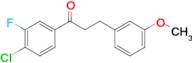 4'-chloro-3'-fluoro-3-(3-methoxyphenyl)propiophenone