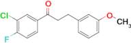 3'-Chloro-4'-fluoro-3-(3-methoxyphenyl)propiophenone