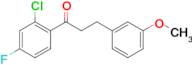 2'-chloro-4'-fluoro-3-(3-methoxyphenyl)propiophenone