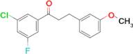 3'-chloro-5'-fluoro-3-(3-methoxyphenyl)propiophenone