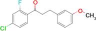 4'-chloro-2'-fluoro-3-(3-methoxyphenyl)propiophenone