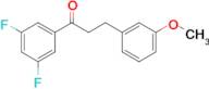 3',5'-difluoro-3-(3-methoxyphenyl)propiophenone