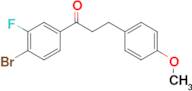 4'-bromo-3'-fluoro-3-(4-methoxyphenyl)propiophenone