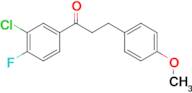 3'-chloro-4'-fluoro-3-(4-methoxyphenyl)propiophenone