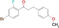 4'-bromo-2'-fluoro-3-(4-methoxyphenyl)propiophenone