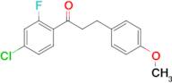 4'-chloro-2'-fluoro-3-(4-methoxyphenyl)propiophenone