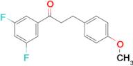 3',5'-difluoro-3-(4-methoxyphenyl)propiophenone