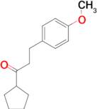 cyclopentyl 2-(4-methoxyphenyl)ethyl ketone