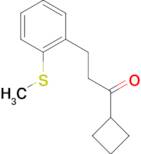 Cyclobutyl 2-(2-thiomethylphenyl)ethyl ketone