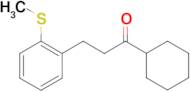 cyclohexyl 2-(2-thiomethylphenyl)ethyl ketone