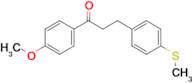 4'-methoxy-3-(4-thiomethylphenyl)propiophenone