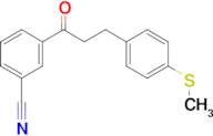 3'-cyano-3-(4-thiomethylphenyl)propiophenone