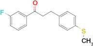 3'-fluoro-3-(4-thiomethylphenyl)propiophenone