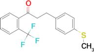 3-(4-thiomethylphenyl)-2'-trifluoromethylpropiophenone