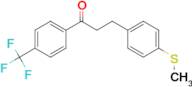 3-(4-thiomethylphenyl)-4'-trifluoromethylpropiophenone