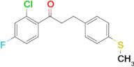 2'-chloro-4'-fluoro-3-(4-thiomethylphenyl)propiophenone