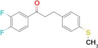 3',4'-difluoro-3-(4-thiomethylphenyl)propiophenone